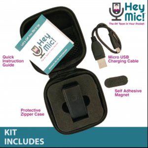 "Hey Mic" wireless bluetooth mic for zoom and online presentations